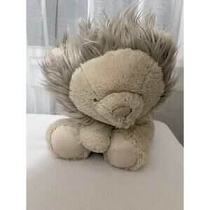 Pottery Barn Kids Taupe Lion Critter Plush PBK 18" Stuffed Animal Super Soft